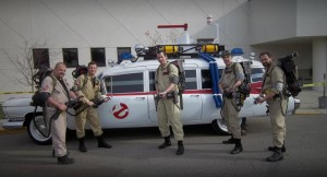 Louisville Ghostbusters with Ecto 1